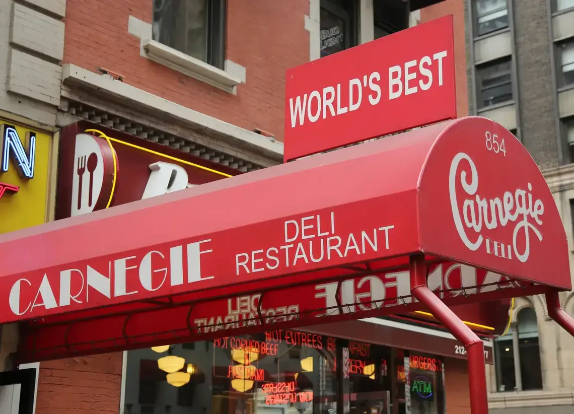 Carnegie Deli Menu NYC - Image by Leonard Zhukovsky / Shutterstock.com
